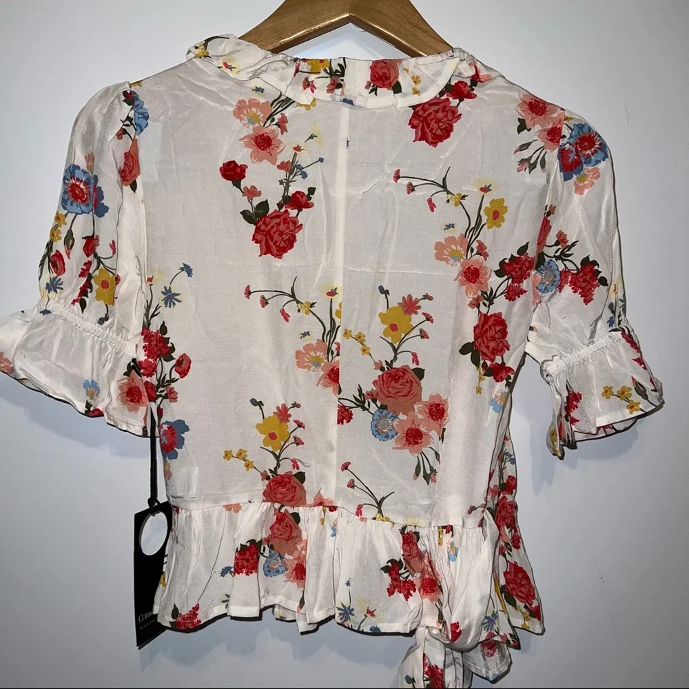 Privacy Please Mari Top in Ivory Harper Floral - Picture 5 of 5